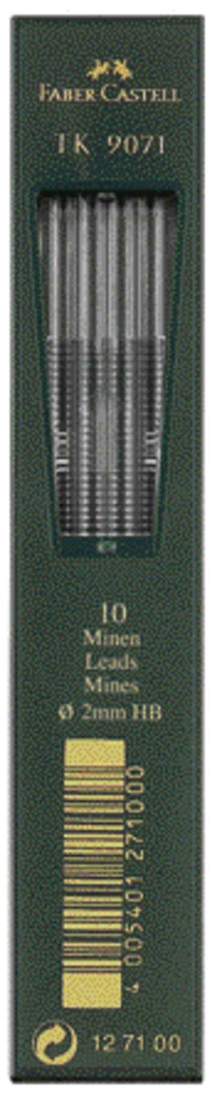 FABER-CASTELL Fallminen-Bleistiftminen HB 2.0 mm schwarz FABER-CASTELL Fallminen-Bleistiftminen HB 2.0 mm schwarz